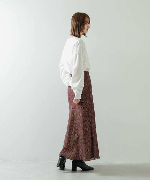 SENSE OF PLACE by URBAN RESEARCH(センスオブプレイスバイアーバンリサーチ)の「ドットナロースカート(スカート・レディース・ブラウン系その他/ブラック系その他/ホワイト系その他・SMALL/MEDIUM)」の18枚目の写真