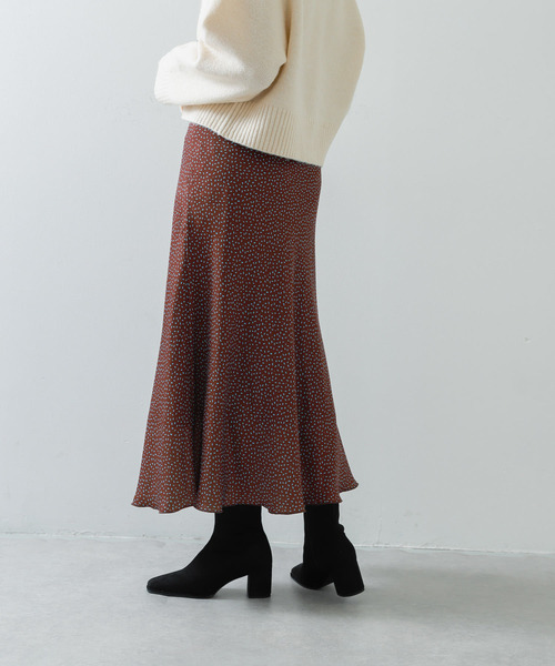 SENSE OF PLACE by URBAN RESEARCH(センスオブプレイスバイアーバンリサーチ)の「ドットナロースカート(スカート・レディース・ブラウン系その他/ブラック系その他/ホワイト系その他・SMALL/MEDIUM)」の20枚目の写真