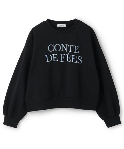 LOVETOXIC（ラブトキシック）の「【GOODPRICE】ロゴ刺繍プルオーバー（スウェット・キッズ・ピンク/ブラック/オフホワイト/ライトグリーン・M:150cm/L:160cm/S:140cm）」の7枚目の写真