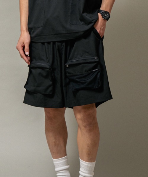 APPLEBUM（アップルバム）の「Active Pocket Shorts（その他パンツ・メンズ・ブラック/ネイビー・MEDIUM/LARGE/X-LARGE）」の2枚目の写真