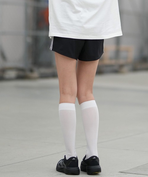 adidas(アディダス)の「adidas/アディダス W 3ST ハイライズショーツ KWH27(その他パンツ・レディース・ブラック×ホワイト・M/L)」の8枚目の写真
