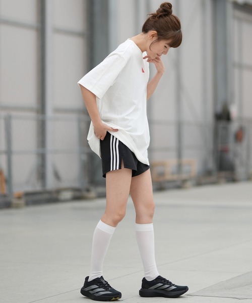 adidas(アディダス)の「adidas/アディダス W 3ST ハイライズショーツ KWH27(その他パンツ・レディース・ブラック×ホワイト・M/L)」の13枚目の写真