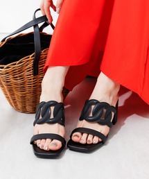 HIMIKO（ヒミコ）の「【HIMIKO】【ZOZOTOWN限定】カットワークミュールサンダル/650201（サンダル）」