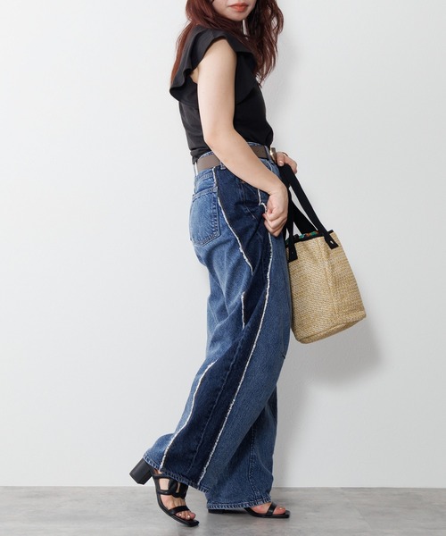 HIMIKO】【ZOZOTOWN限定】カットワークミュールサンダル/650201