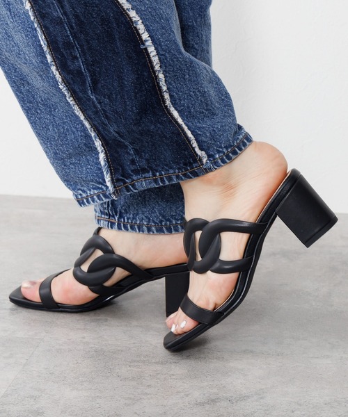 【限定値下げ】美品　ペリーコ Vカット ミュール サンダル ヴェリココ（velikoko） 【アウトレット17SS】ミュールサンダル