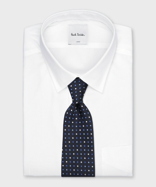 Paul Smith ドット柄 ネクタイ Ｍade in ITALY org.jpg