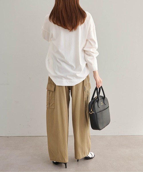 セール】コットンガーゼフォトプリントカットソー（Tシャツ
