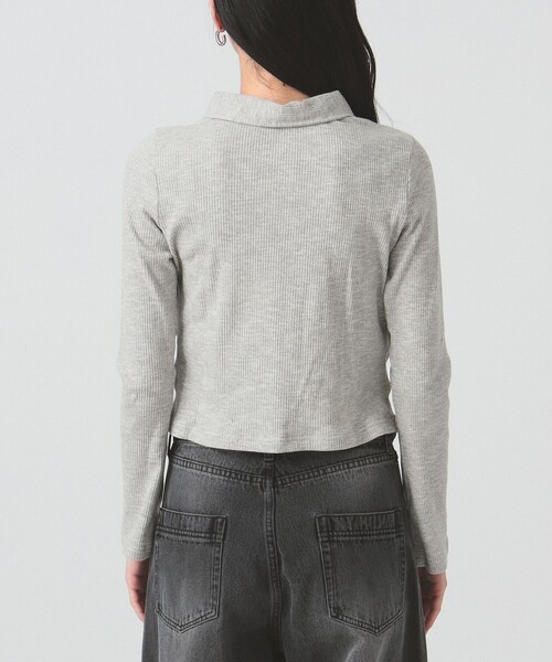 「EFFE BEAMS」 長袖シャツ ONE SIZE ライトグレー レディース EFFE BEAMS 「EFFE BEAMS」 長袖シャツ ONE SIZE ライトグレー
