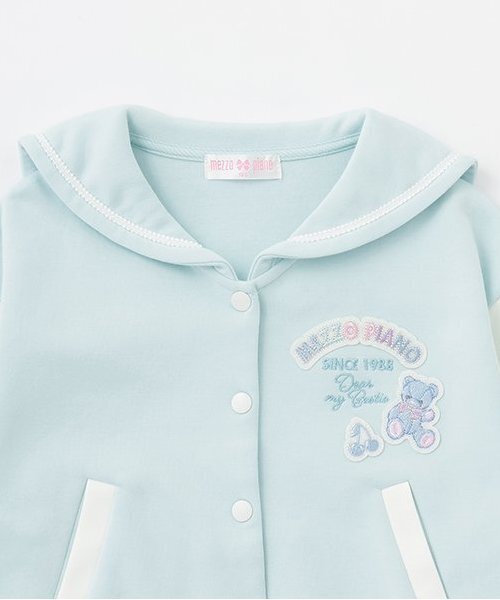 メゾピアノ セーラーカラー　カットスタジャン　130 人気商品再入荷】【直営店で取り扱い無し】セーラーカラー