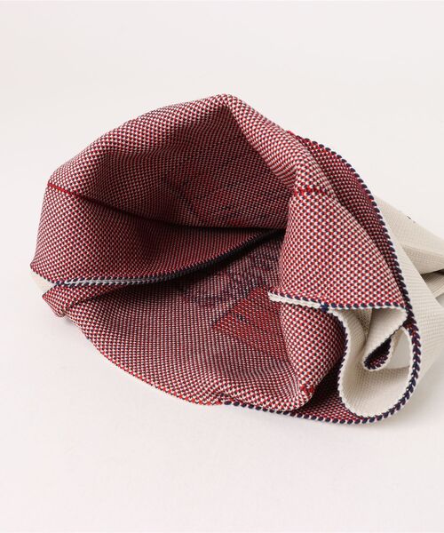 PEANUTS（ピーナッツ）の「PEANUTS ニットミニバッグ（トートバッグ・レディース・ブラック/カーキ/アイボリー・FREE）」の8枚目の写真