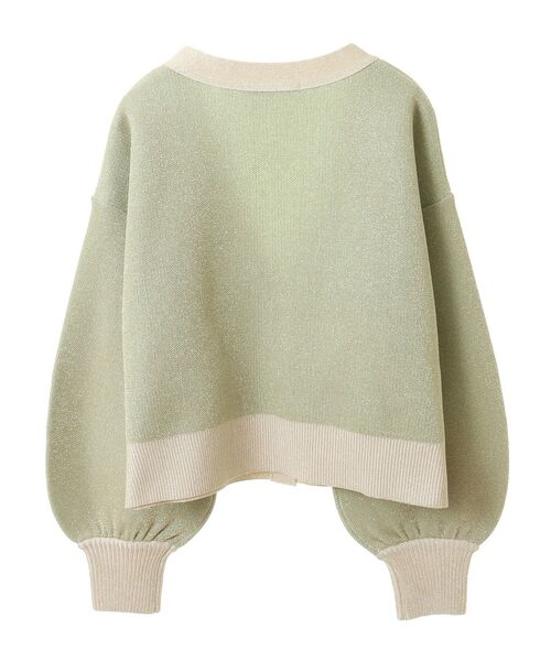 ELENCARE DUE（エレンカーレデュエ）の「・ELENCARE DUE ラメVネックカーディガン（カーディガン/ボレロ・レディース・アイボリー/ミント/グレイッシュベージュ/ブラック・FREE）」の20枚目の写真