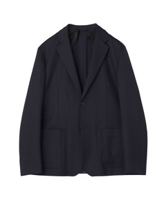 SOE グレー テーラードジャケット サイズ1 jacket-02016 オーバーサイズ ピンストライプ テーラード