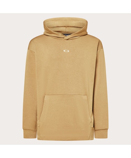 OAKLEY(オークリー)の「オークリ― ENHANCE QD FLEECE HOODIE EVO 3.7 / JACKET フーディー・パーカー/ TRAINING スポーツ・トレーニング/OAKLEY(パーカー・メンズ・グレー/ダークベージュ・XS/M/L/S)」の2枚目の写真