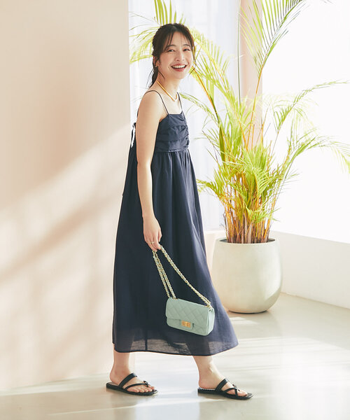 La boutique BonBon（ラブティックボンボン）の「【オウレンティ】キルティングチェーンショルダーバッグ（ショルダーバッグ・レディース・ミント・FREE）」の14枚目の写真