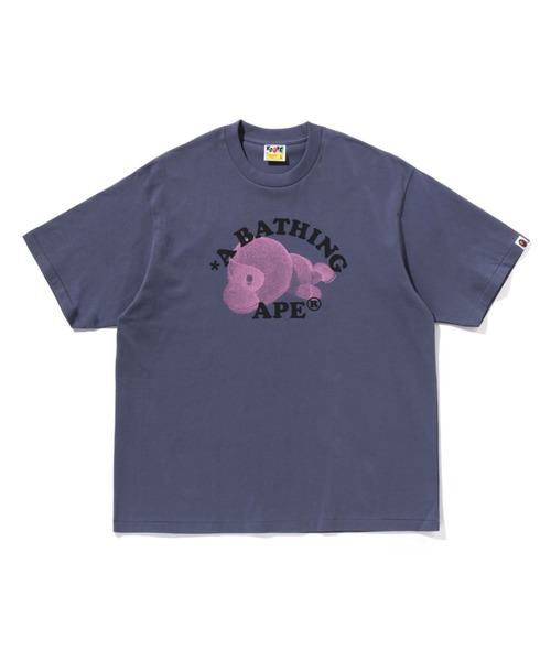 A BATHING APE(アベイシングエイプ)の「MILO COLLEGE RELAXED FIT TEE(Tシャツ/カットソー・メンズ・ホワイト/チャコール/ブラック・X-LARGE/XX-LARGE/LARGE/MEDIUM/SMALL)」の3枚目の写真