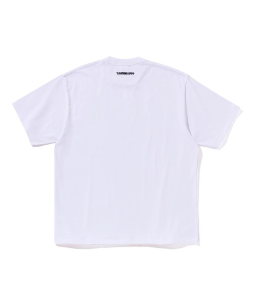 A BATHING APE(アベイシングエイプ)の「MILO COLLEGE RELAXED FIT TEE(Tシャツ/カットソー・メンズ・ホワイト/チャコール/ブラック・X-LARGE/XX-LARGE/LARGE/MEDIUM/SMALL)」の4枚目の写真