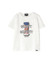 schott（ショット）の「Schott/ショット/KID'S SS T-SHIRT QUALITY OVER QUANTITY/キッズ Tシャツ クオリティ オーバー クアンティティ（Tシャツ/カットソー・キッズ）」