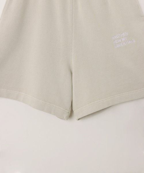 ANME(アンメ)の「ピグメント加工ANMEエンブロイダリーロゴスウェットショートパンツ(スウェットパンツ・レディース・ブラック/ベージュ/ネイビー・M/L/XL/XXL)」の18枚目の写真
