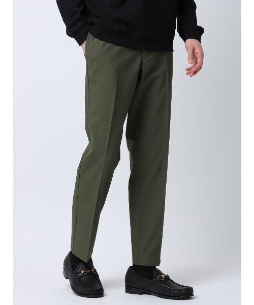 SUIT SQUARE(スーツスクエア)の「PERFORMANCE PANTS テーパードパンツ ウォッシャブル ストレッチ 裾上げ済み(スラックス・メンズ・ホワイト系/ベージュ系/カーキ系/ネイビー系・LL/3L/S/M/L)」の3枚目の写真