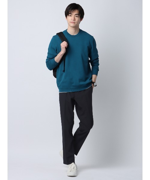 SUIT SQUARE(スーツスクエア)の「PERFORMANCE PANTS テーパードパンツ ウォッシャブル ストレッチ 裾上げ済み(スラックス・メンズ・ホワイト系/ベージュ系/カーキ系/ネイビー系・LL/3L/S/M/L)」の8枚目の写真