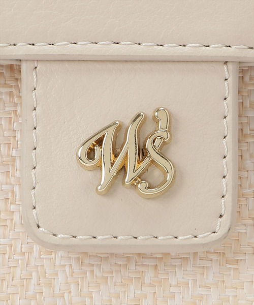 WILLSELECTION（ウィルセレクション）の「リボンハンドル雑材コンビバッグ（ショルダーバッグ・レディース・ベージュ/ピンク/ダークブラウン・FREE）」の19枚目の写真