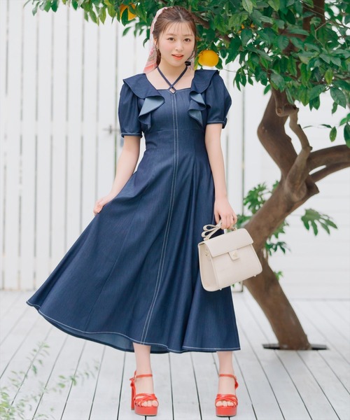 WILLSELECTION（ウィルセレクション）の「リボンハンドル雑材コンビバッグ（ショルダーバッグ・レディース・ベージュ/ピンク/ダークブラウン・FREE）」の5枚目の写真