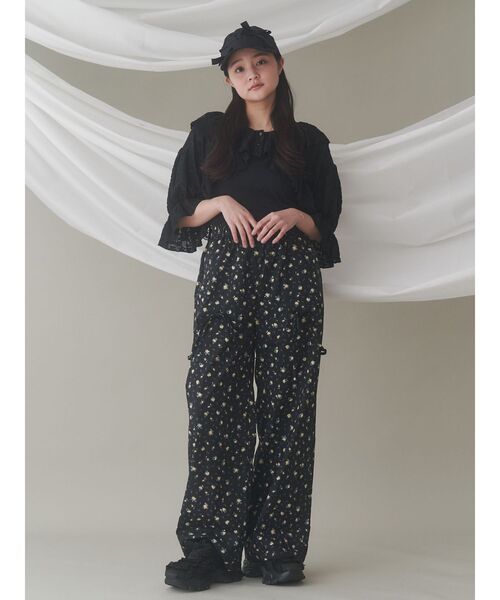 merry jenny（メリージェニー）の「ribbon ribbon cap（キャップ・レディース・ブラック/ベージュ・FREE）」の19枚目の写真