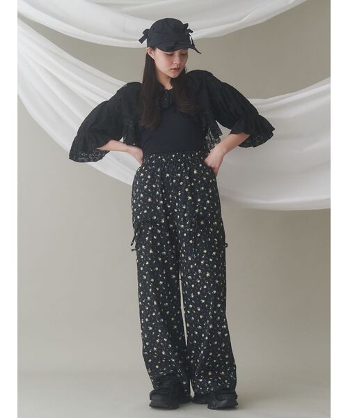 merry jenny（メリージェニー）の「ribbon ribbon cap（キャップ・レディース・ブラック/ベージュ・FREE）」の20枚目の写真