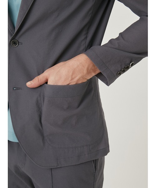 AOURE(アウール)の「MALPENSA AIR SETUP JACKET(テーラードジャケット・メンズ・ネイビー/ブラック/ライトベージュ/グレー/ダークグリーン・SMALL/MEDIUM/LARGE/X-LARGE)」の16枚目の写真