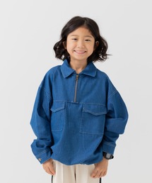 JAM & LINK | ダンガリーハーフジップシャツ(シャツ/ブラウス)