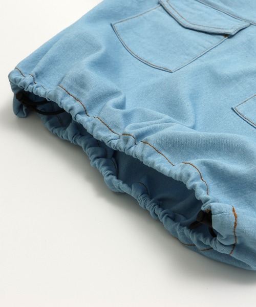JAM & LINK（ジャムアンドリンク）の「ダンガリーハーフジップシャツ（シャツ/ブラウス・キッズ・サックスブルー/ブルー・100cm/160cm/150cm/140cm/130cm/120cm/110cm）」の11枚目の写真