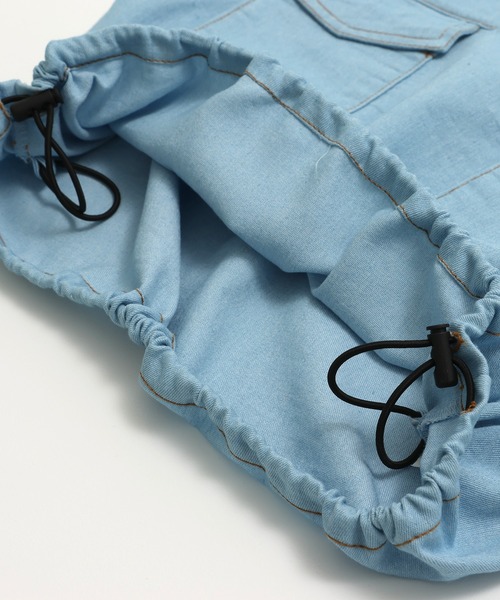 JAM & LINK（ジャムアンドリンク）の「ダンガリーハーフジップシャツ（シャツ/ブラウス・キッズ・サックスブルー/ブルー・100cm/160cm/150cm/140cm/130cm/120cm/110cm）」の12枚目の写真