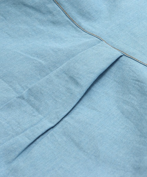 JAM & LINK（ジャムアンドリンク）の「ダンガリーハーフジップシャツ（シャツ/ブラウス・キッズ・サックスブルー/ブルー・100cm/160cm/150cm/140cm/130cm/120cm/110cm）」の13枚目の写真