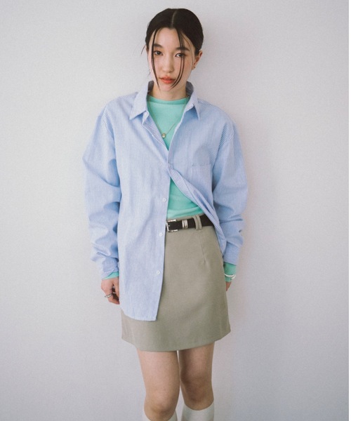 DRWCYS(ドロシーズ)の「ベルトコンビスカートショーパン(スカート・レディース・グレー/ブラック/ベージュ・MEDIUM/SMALL)」の15枚目の写真