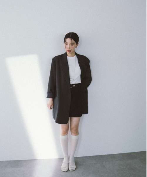 DRWCYS(ドロシーズ)の「ベルトコンビスカートショーパン(スカート・レディース・グレー/ブラック/ベージュ・MEDIUM/SMALL)」の7枚目の写真