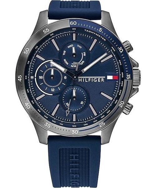 TOMMY HILFIGER(トミーヒルフィガー)の「【TOMMY HILFIGER】トミーヒルフィガー クォーツ メンズ 1791721 腕時計(アナログ腕時計・メンズ・ネイビー・FREE)」の1枚目の写真