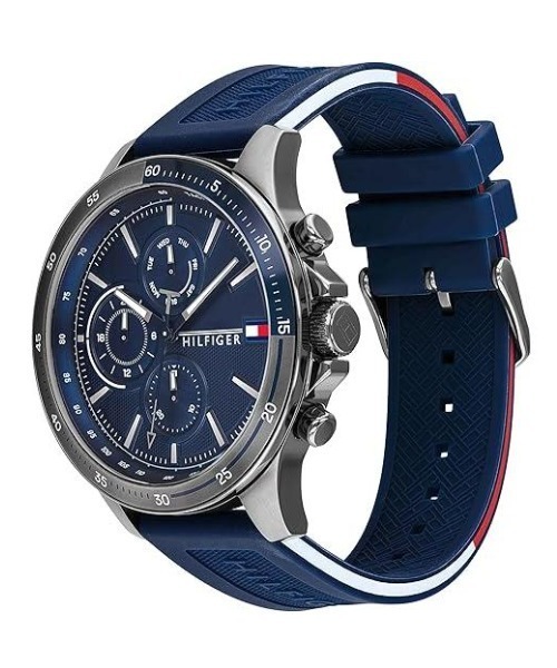 TOMMY HILFIGER(トミーヒルフィガー)の「【TOMMY HILFIGER】トミーヒルフィガー クォーツ メンズ 1791721 腕時計(アナログ腕時計・メンズ・ネイビー・FREE)」の2枚目の写真