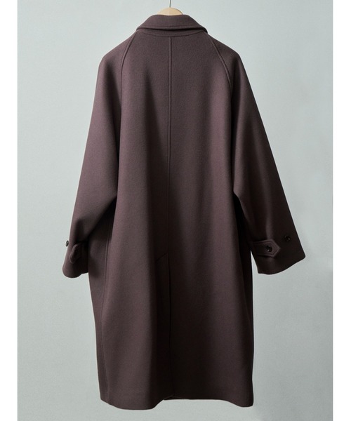 benine9(ビーナイン)の「benine 9 SUPER 100’s Lambswool Balmacaan Coat (BN0225-105)(その他アウター・メンズ・ブラウン・SMALL/MEDIUM/LARGE)」の6枚目の写真