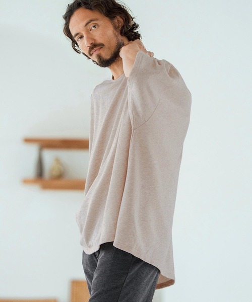 Magine(マージン)の「mt9600-Mini Sweat Fabric Boat Neck Pullover ボートネックTシャツ(Tシャツ/カットソー・メンズ・ブラック/ブラウン系その他/ベージュ系その他・44/46/48)」の22枚目の写真