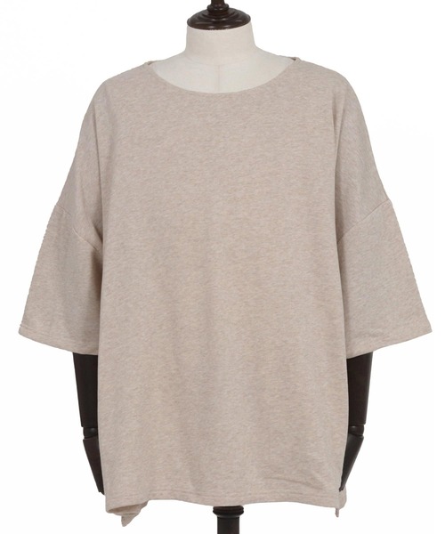 Magine(マージン)の「mt9600-Mini Sweat Fabric Boat Neck Pullover ボートネックTシャツ(Tシャツ/カットソー・メンズ・ブラック/ブラウン系その他/ベージュ系その他・44/46/48)」の9枚目の写真