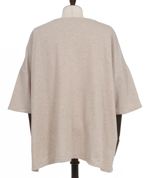 Magine(マージン)の「mt9600-Mini Sweat Fabric Boat Neck Pullover ボートネックTシャツ(Tシャツ/カットソー・メンズ・ブラック/ブラウン系その他/ベージュ系その他・44/46/48)」の8枚目の写真