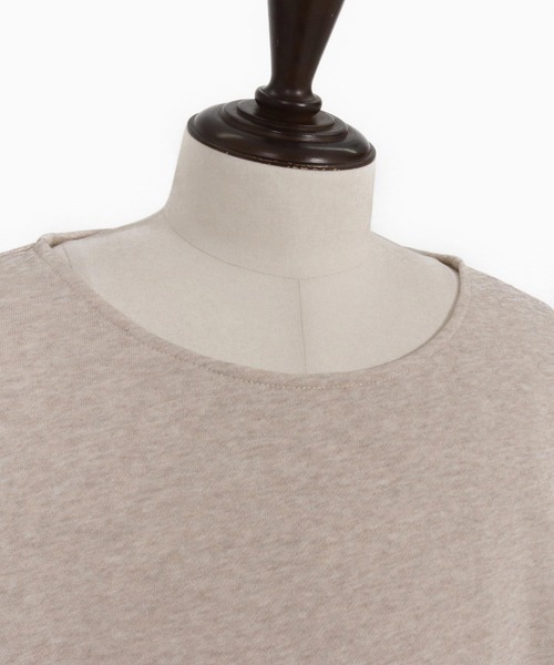 Magine(マージン)の「mt9600-Mini Sweat Fabric Boat Neck Pullover ボートネックTシャツ(Tシャツ/カットソー・メンズ・ブラック/ブラウン系その他/ベージュ系その他・44/46/48)」の7枚目の写真