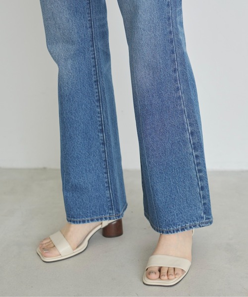 ANGIE（アンジー）の「セミフレア デニム パンツ《詳細動画あり》（デニムパンツ・レディース・ブラック系その他/ブルー/ネイビー・SMALL/MEDIUM/LARGE）」の22枚目の写真