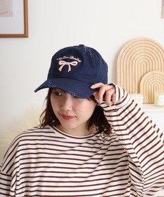 アップリケド ツイル ボール キャップ（キャップ）｜POLO RALPH