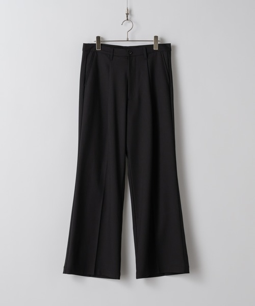 Wool mix semi baggy slacks/ウールミックスセミバギー