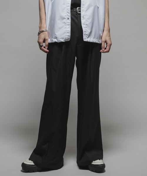 パンツ Wool mix semi baggy slacks CASPER JOHN（キャスパージョン）の「Wool mix semi baggy