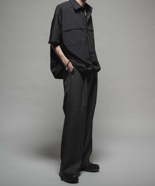 パンツ Wool mix semi baggy slacks CASPER JOHN（キャスパージョン）の「Wool mix semi baggy