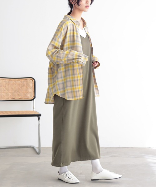 n'OrLABEL(ノアールレーベル)の「『オンブレーチェックシャツ』(シャツ/ブラウス・レディース・グリーン/ブルー/イエロー・FREE)」の12枚目の写真