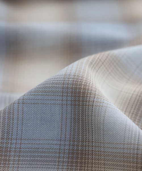 n'OrLABEL(ノアールレーベル)の「『オンブレーチェックシャツ』(シャツ/ブラウス・レディース・グリーン/ブルー/イエロー・FREE)」の18枚目の写真