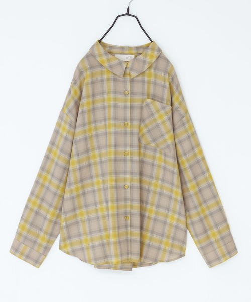 n'OrLABEL(ノアールレーベル)の「『オンブレーチェックシャツ』(シャツ/ブラウス・レディース・グリーン/ブルー/イエロー・FREE)」の21枚目の写真